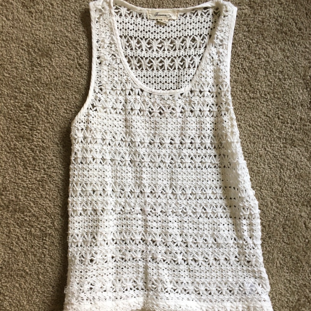 See through white tank